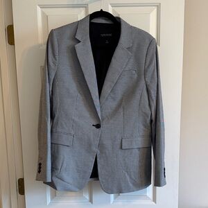 Banana Republic Textured Gray Blazer